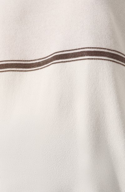 Кашемировый топ с декоративной отделкой BRUNELLO CUCINELLI, арт. M12148910, фото 5