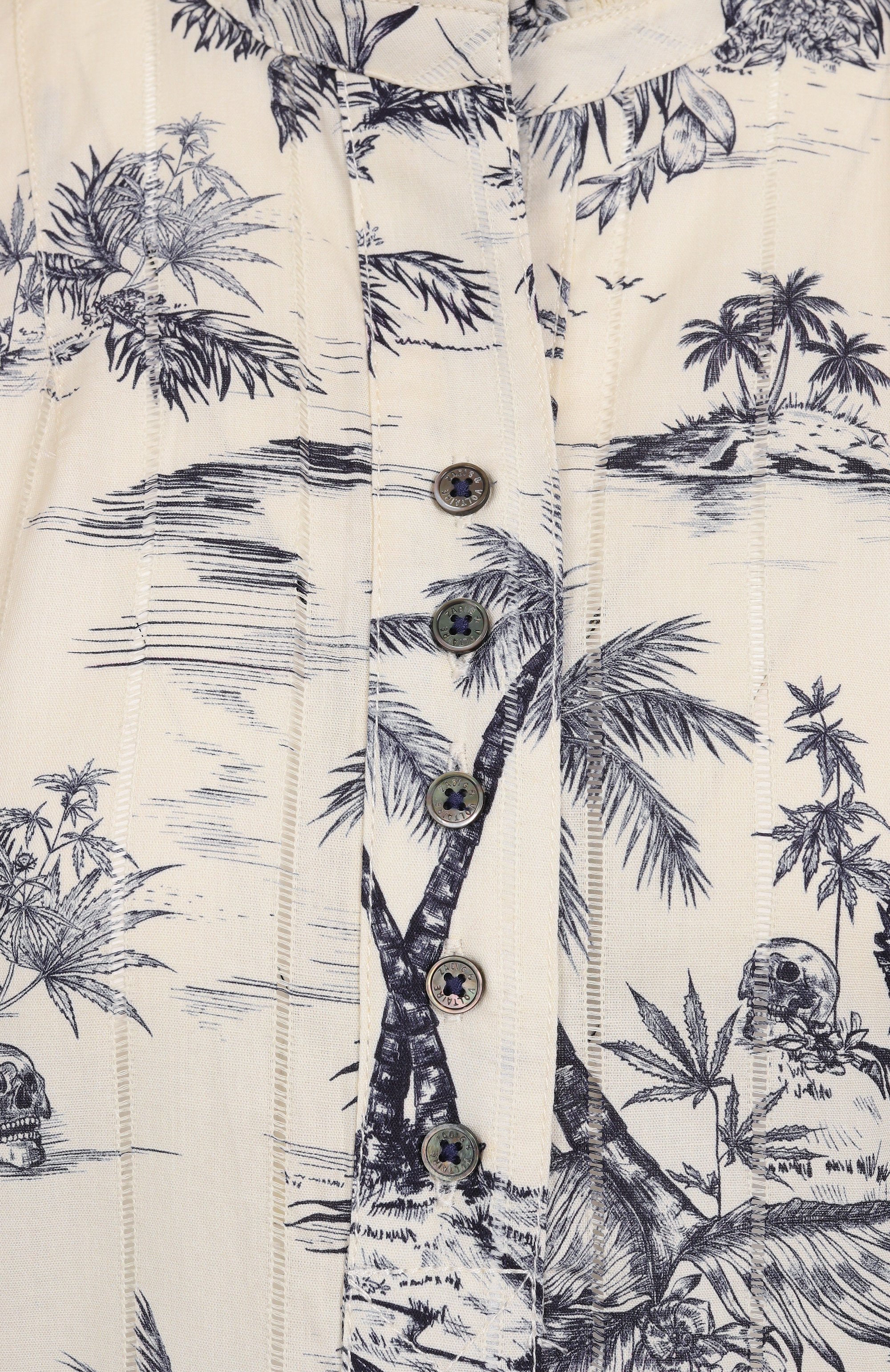 Хлопковое поло ZADIG AND VOLTAIRE, арт. WWT001980, фото 6