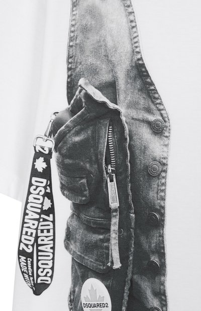 Хлопковая футболка DSQUARED2, арт. DQ2987/D0ACD, фото 3