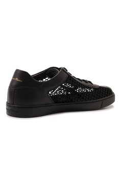 Комбинированные кеды helena GIANVITO ROSSI, арт. S25400.W1BLK.CGGNENE, фото 1