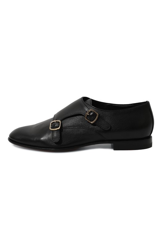 фото Кожаные монки double-buckle santoni