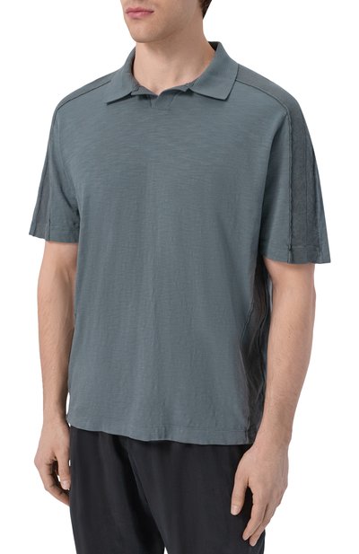 Поло из хлопка и льна TRANSIT, арт. CFUTRC5401, фото 3