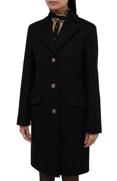Шерстяное пальто VERSACE, арт. 1001269/1A01173, фото 3