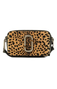 Женская сумка the snapshot MARC JACOBS (THE) леопардового цвета, арт. 2R4HCR028H02 | Фото 1 (Материал: Натуральная кожа; Размер: mini; Ремень/цепочка: На ремешке)