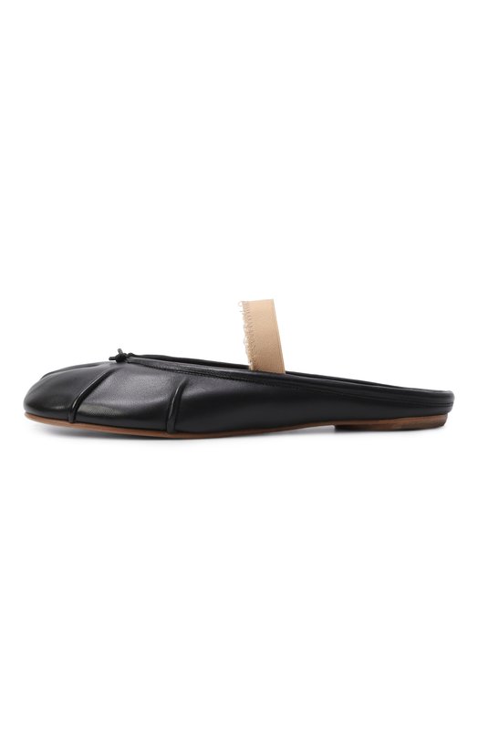 Кожаные сабо Tabi Maison Margiela S39WZ0103/P6853 Чёрный  S39WZ0103/P6853 Фото 4