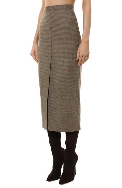 Юбка из шерсти и вискозы PINKO, арт. 104231/A248, фото 3