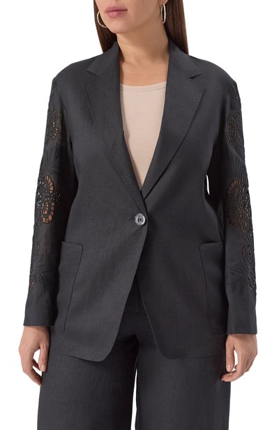 Льняной жакет MAX MARA STUDIO, арт. ANGIZIA, фото 3