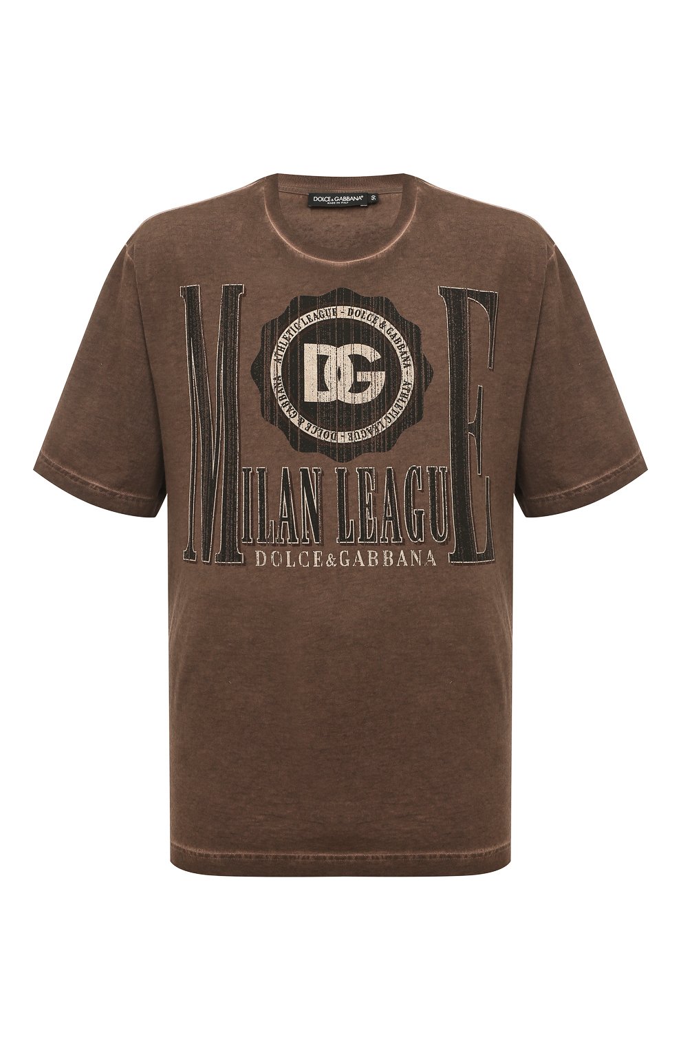Хлопковая футболка DOLCE & GABBANA, арт. G8QL6T/G7I3S, фото 1