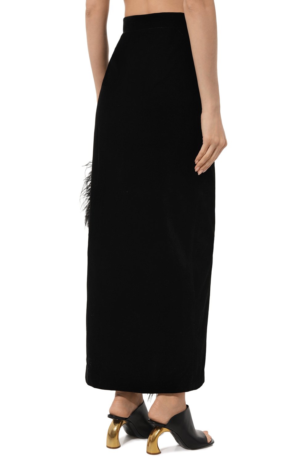 Юбка с отделкой перьями ALINE, арт. AL141203, фото 4