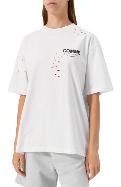 Хлопковая футболка COMME DES FUCKDOWN, арт. CFABW01310, фото 3