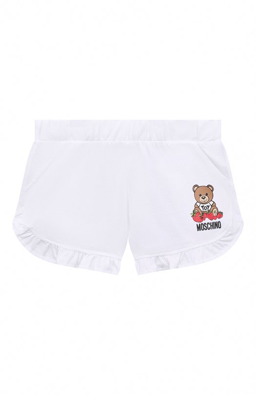 

Хлопковые шорты Moschino, Белый