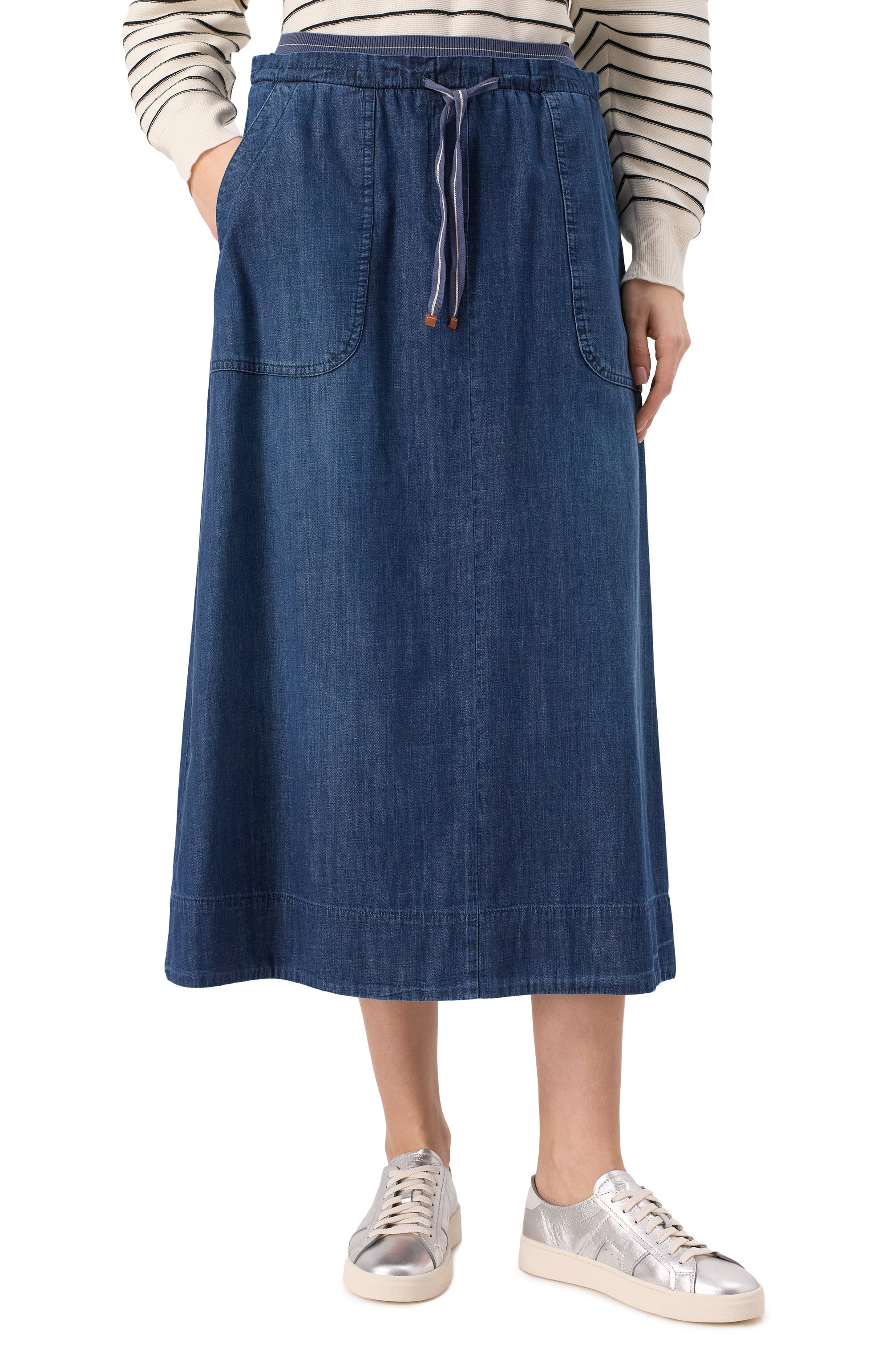 Джинсовая юбка LORENA ANTONIAZZI, арт. P2552G016A/9955, фото 3