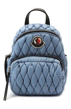 Женский рюкзак kilia small MONCLER голубого цвета, арт. H1-09B-5L000-09-M1693 | Фото 1 (Материал: Текстиль; Ремень/цепочка: На ремешке; Размер: mini; Материал сплава: Проставлено; Драгоценные камни: Проставлено; Стили: Кэжуэл)