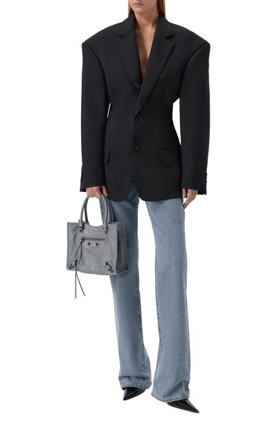 Сумка le city mini BALENCIAGA голубого цвета по цене 253000 руб., арт. 875366/2ABEK, фото 3 Сумка le city mini BALENCIAGA, арт. 875366/2ABEK, фото 3