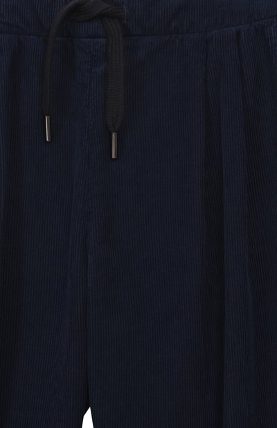 Хлопковые брюки BRUNELLO CUCINELLI темно-синего цвета по цене 54250 руб., арт. B279UP113B, фото 3 Хлопковые брюки BRUNELLO CUCINELLI, арт. B279UP113B, фото 3
