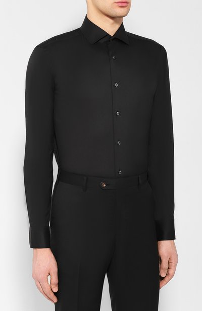 Хлопковая рубашка BOSS, арт. 50404735, фото 3