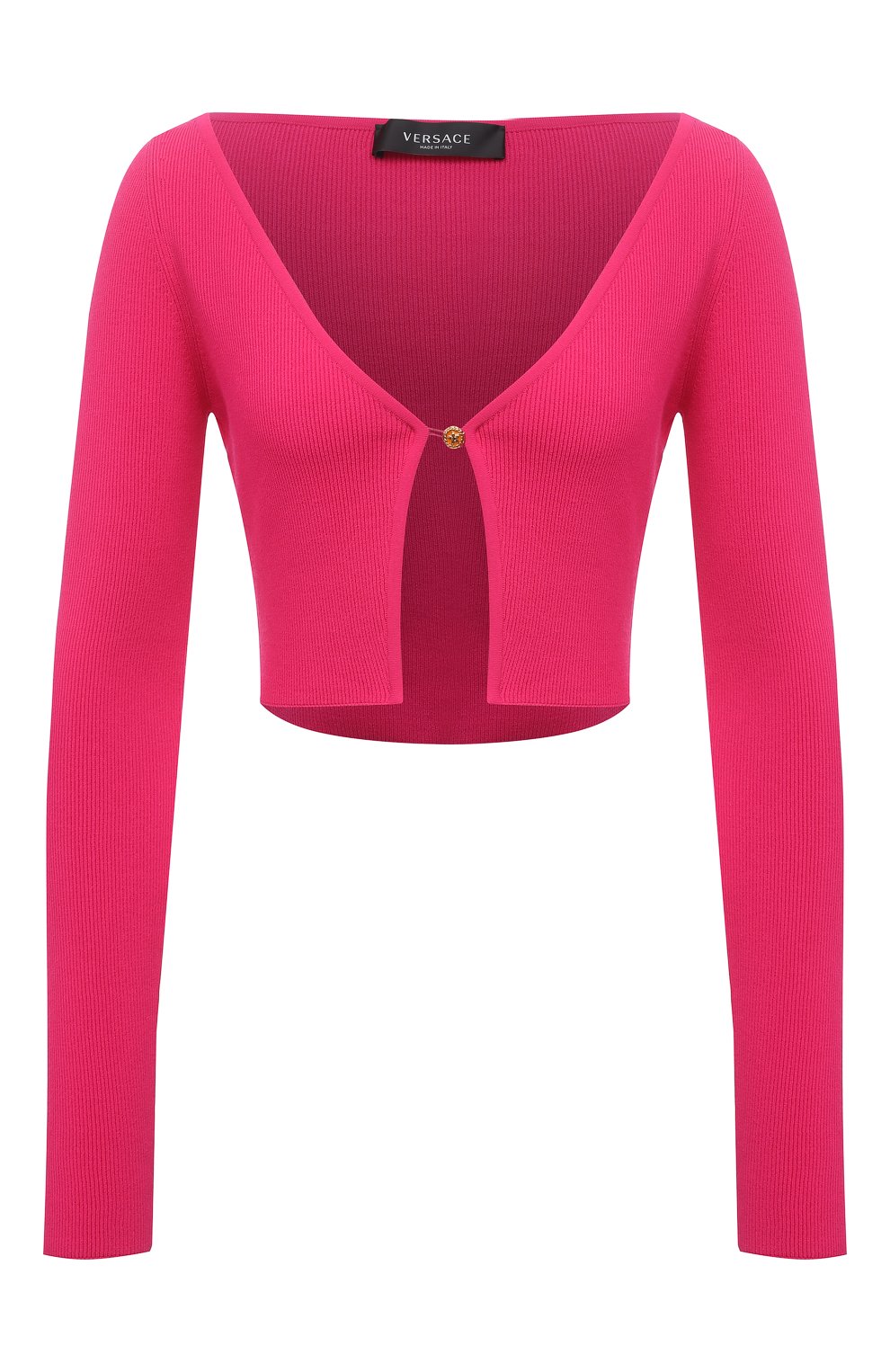 Топ из вискозы VERSACE фуксия цвета по цене 95750 руб., арт. A88909/A237538, фото 1 Топ из вискозы VERSACE, арт. A88909/A237538, фото 1