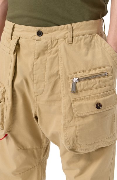 Хлопковые брюки-карго DSQUARED2, арт. S74KB1027/S41794, фото 5