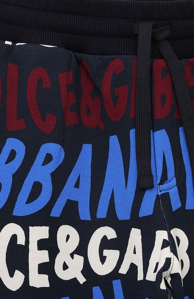 Хлопковые джоггеры DOLCE & GABBANA, арт. L4JPFE/HS70X, фото 3