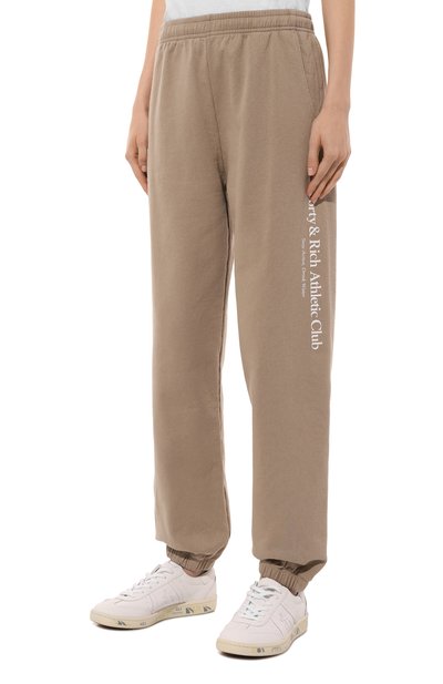 Хлопковые джоггеры SPORTY AND RICH, арт. PA036516011GY15, фото 3