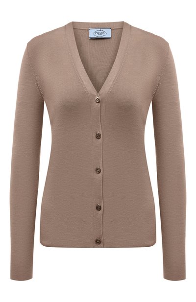 Женский кардиган из кашемира и шелка PRADA, арт. 25437-40J-F0040