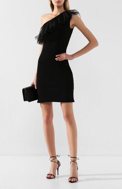 Платье REDVALENTINO черного цвета по цене 53350 руб., арт. TR3KDB42/4W7, фото 2 Платье REDVALENTINO, арт. TR3KDB42/4W7, фото 2