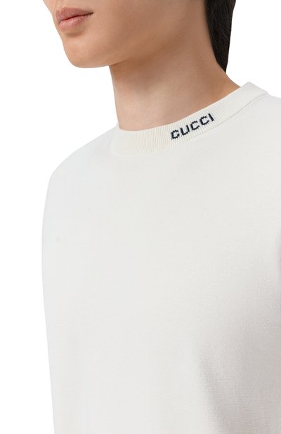 Футболка из шелка и хлопка GUCCI, арт. 787736/XKD2A, фото 5