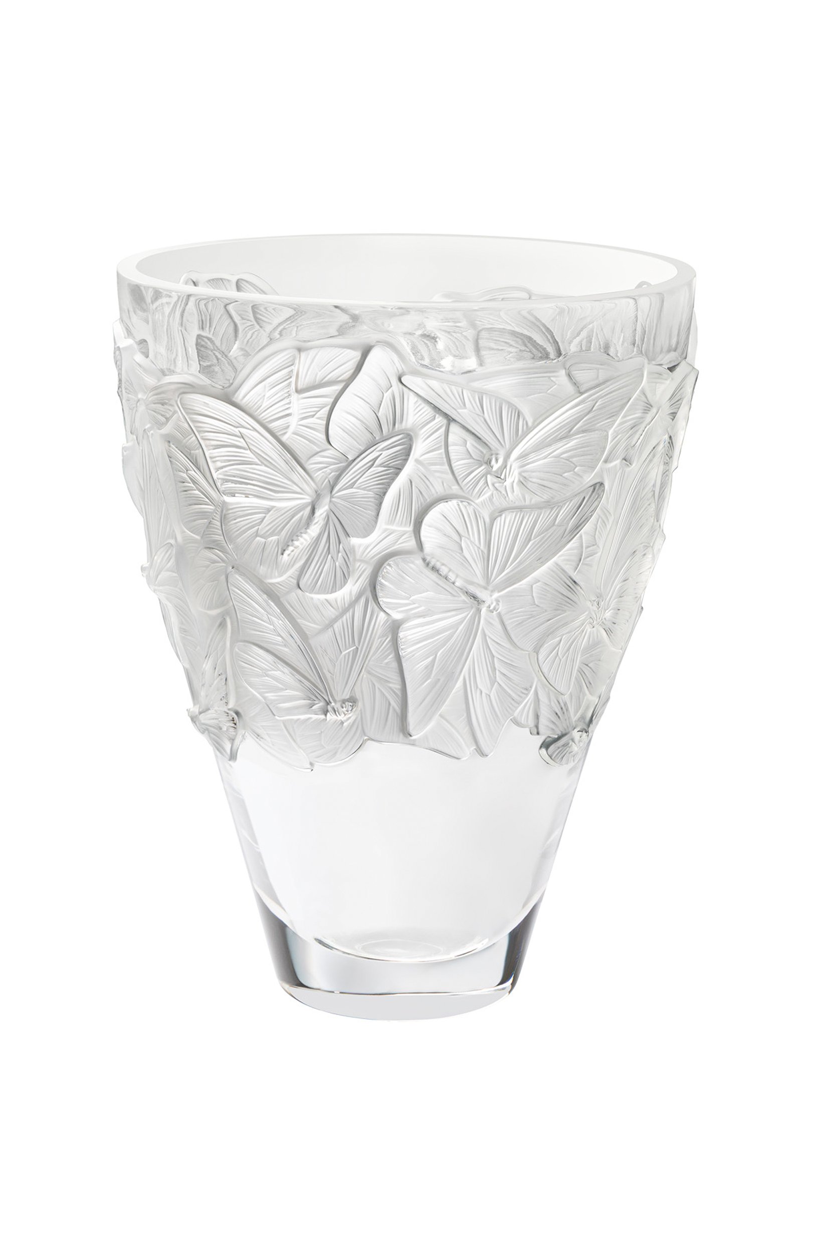 Ваза papillons LALIQUE прозрачного цвета по цене 1060000 руб., арт. 10874000, фото 1 Ваза papillons LALIQUE, арт. 10874000, фото 1