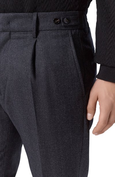 Шерстяные брюки BERWICH темно-серого цвета по цене 41700 руб., арт. BERT0/VB8996, фото 5 Шерстяные брюки BERWICH, арт. BERT0/VB8996, фото 5