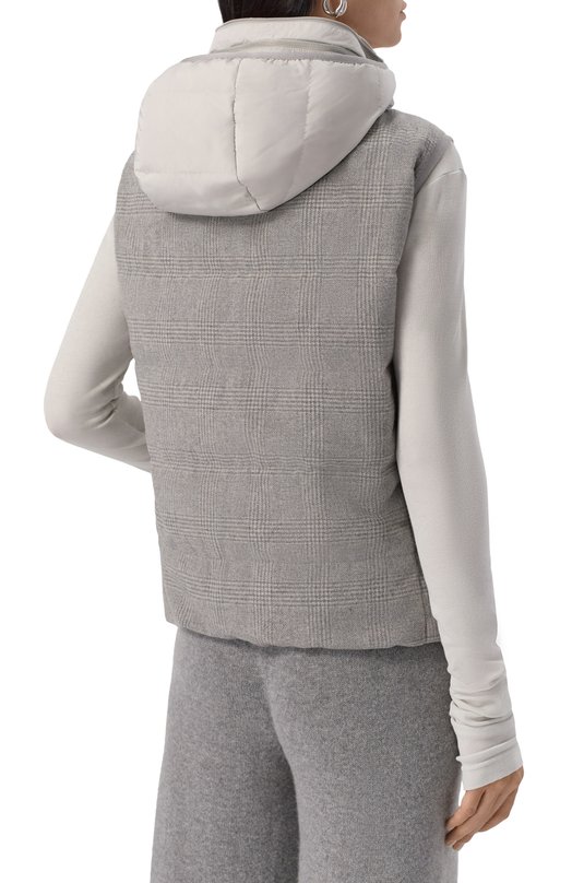 Двусторонний жилет Kiton D53628K0550G03 Серый  D53628K0550G03 Фото 6