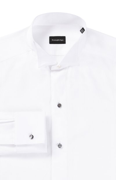Хлопковая сорочка под смокинг с воротником бабочка ZEGNA, арт. 8019609MENSM, фото 1
