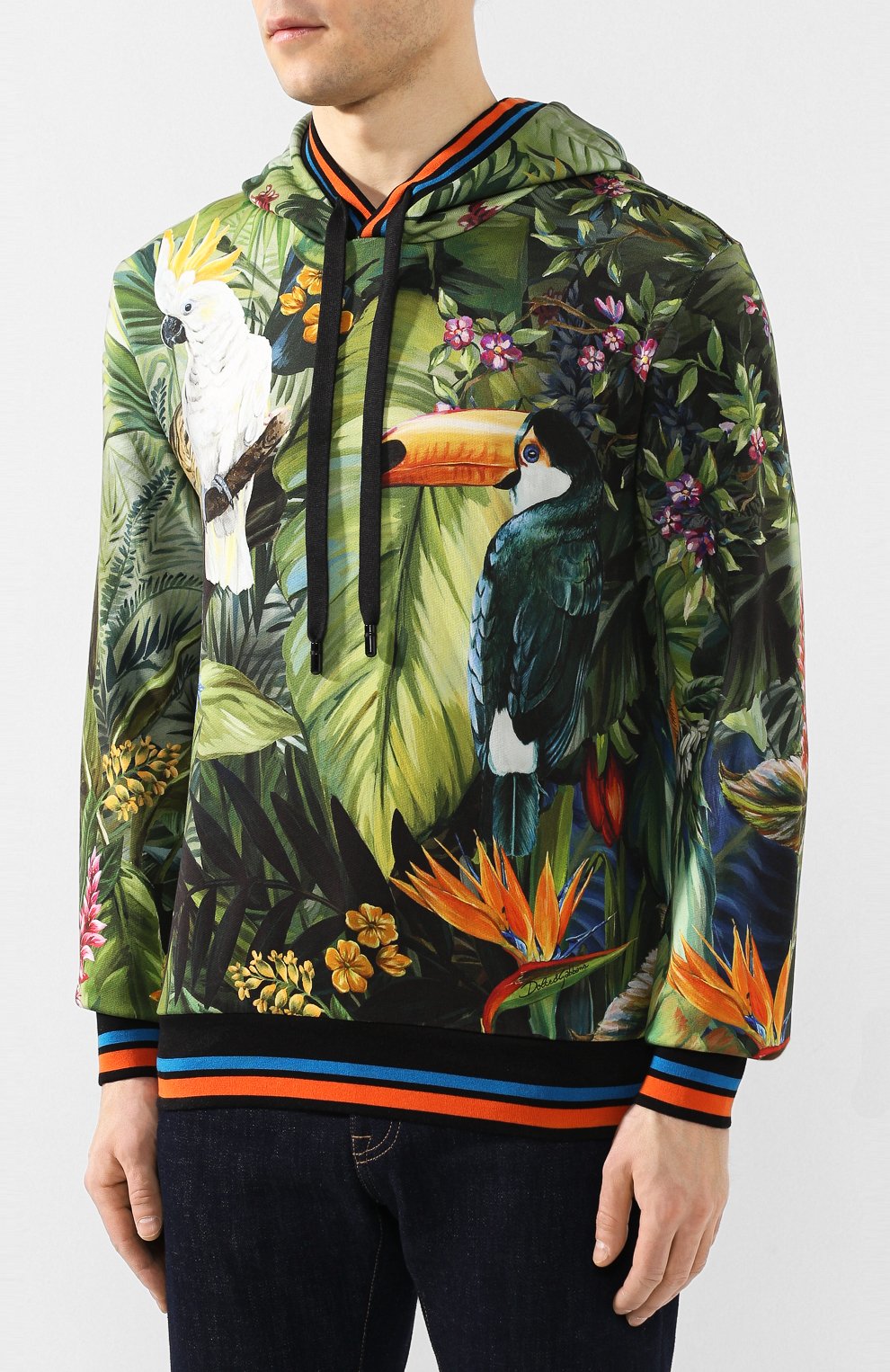 Хлопковое худи DOLCE & GABBANA, арт. G9QL6T/FI7U8, фото 3