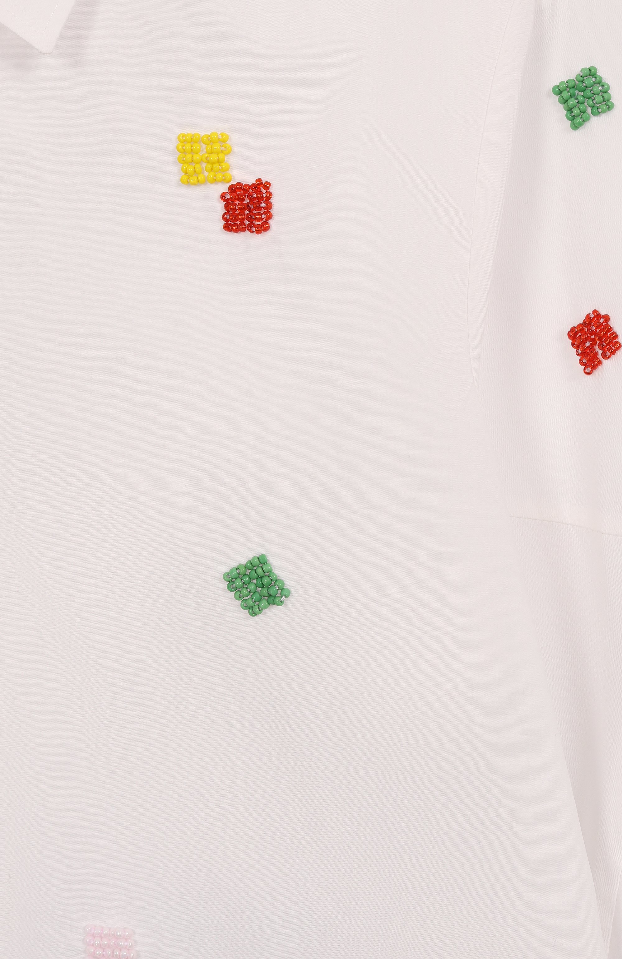 Хлопковая рубашка MSGM KIDS, арт. S5MSJGSI231, фото 3