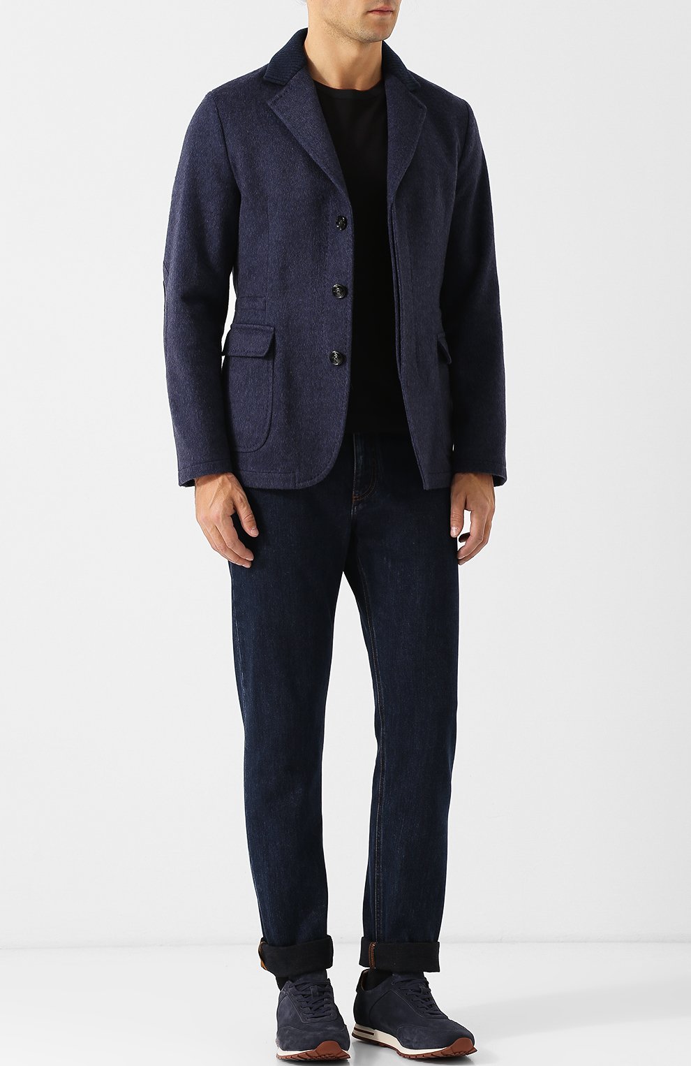 Замшевые кроссовки week end walk на шнуровке LORO PIANA, арт. FAG4290, фото 2