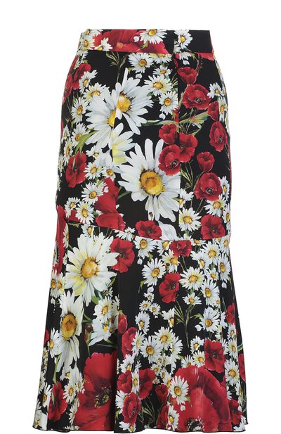 Юбка DOLCE & GABBANA черного цвета по цене 99500 руб., арт. 0102/F4AHST/FSA0N, фото 2 Юбка DOLCE & GABBANA, арт. 0102/F4AHST/FSA0N, фото 2