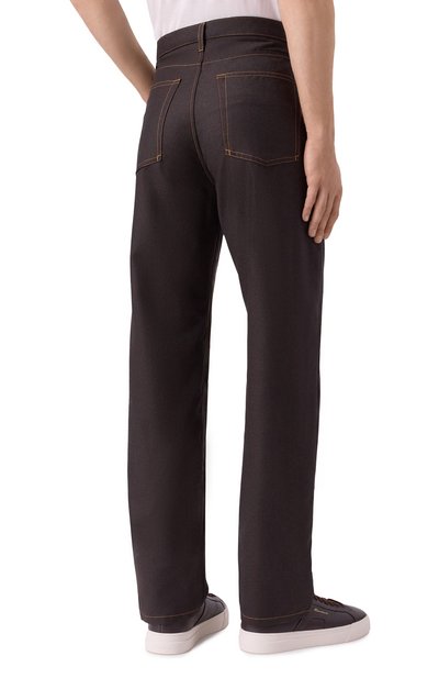 Шерстяные брюки EMPORIO ARMANI, арт. EM003490/AF19257, фото 4