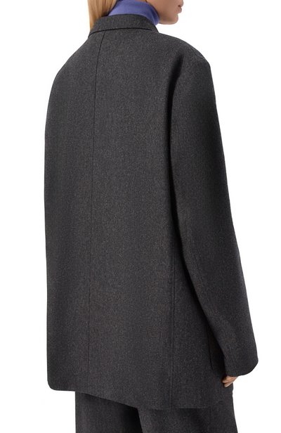 Шерстяной жакет JIL SANDER темно-серого цвета по цене 399000 руб., арт. J02BN0281/J40333, фото 4 Шерстяной жакет JIL SANDER, арт. J02BN0281/J40333, фото 4