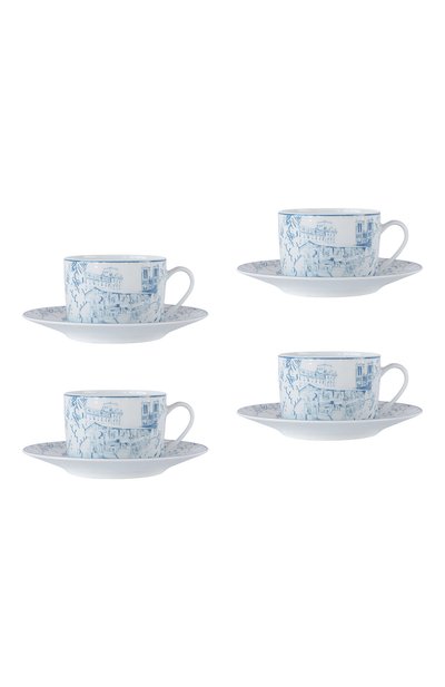 Наб ор из 4-х чайных чашек с блюдцами tout paris BERNARDAUD, арт. 1980/22666, фото 1
