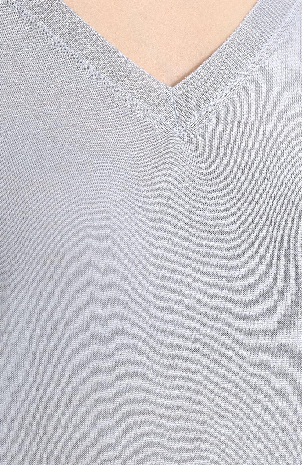 Пуловер свободного кроя с v-образным вырезом PRADA, арт. P24Q77-J2N-F0424, фото 5