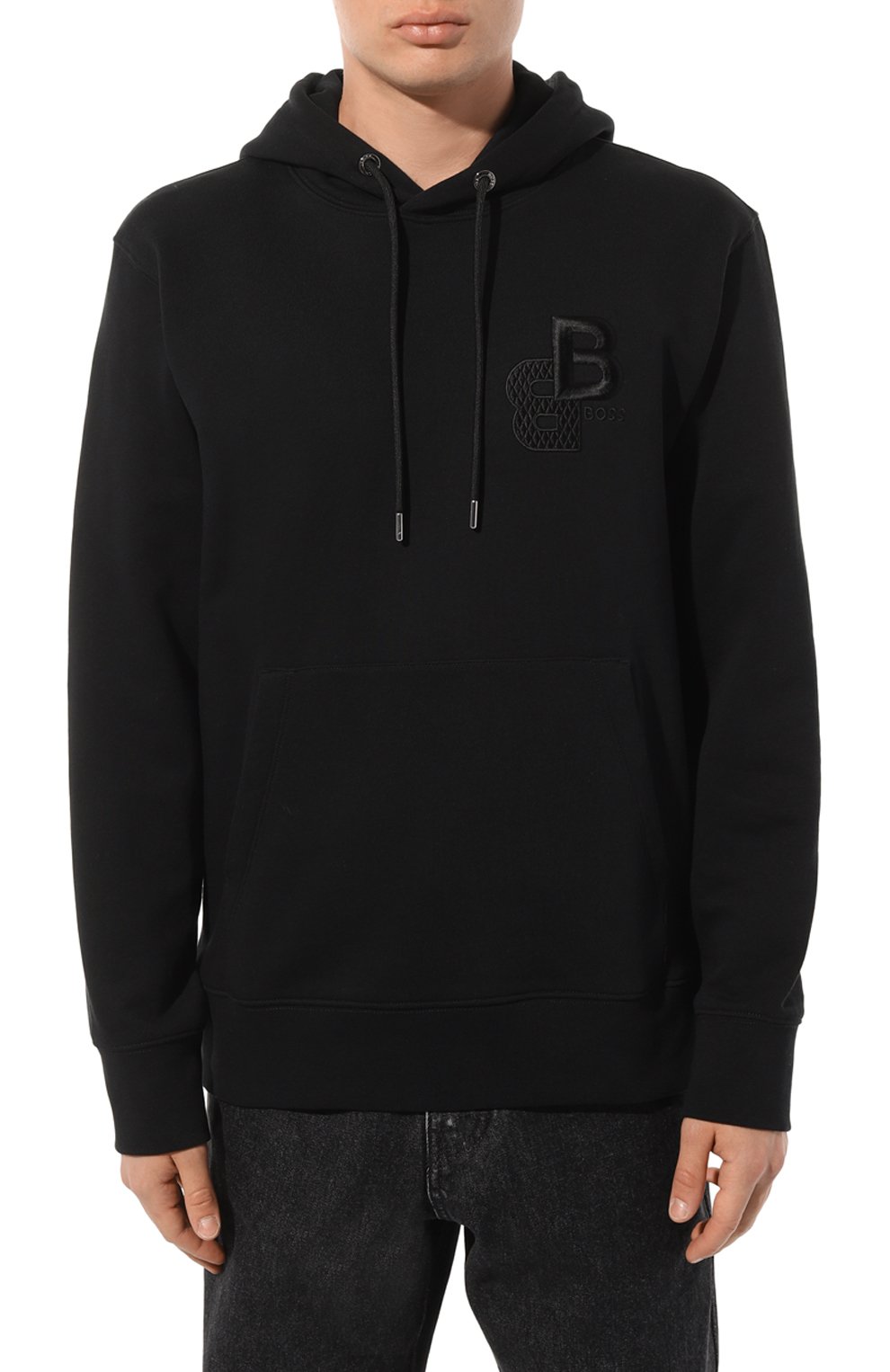 Хлопковое худи BOSS, арт. 50499925, фото 3