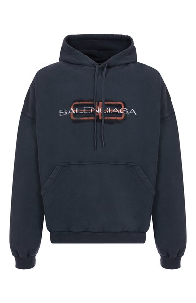 Мужской хлопковое худи BALENCIAGA, арт. 850349/TTVD7