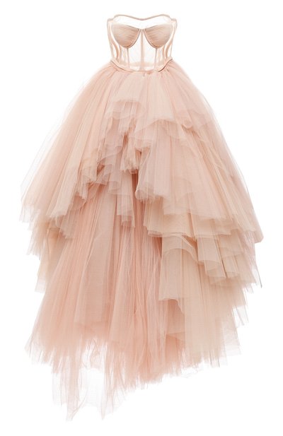 Женское шелковое платье ALEXANDER MCQUEEN, арт. 660191/QZAC0