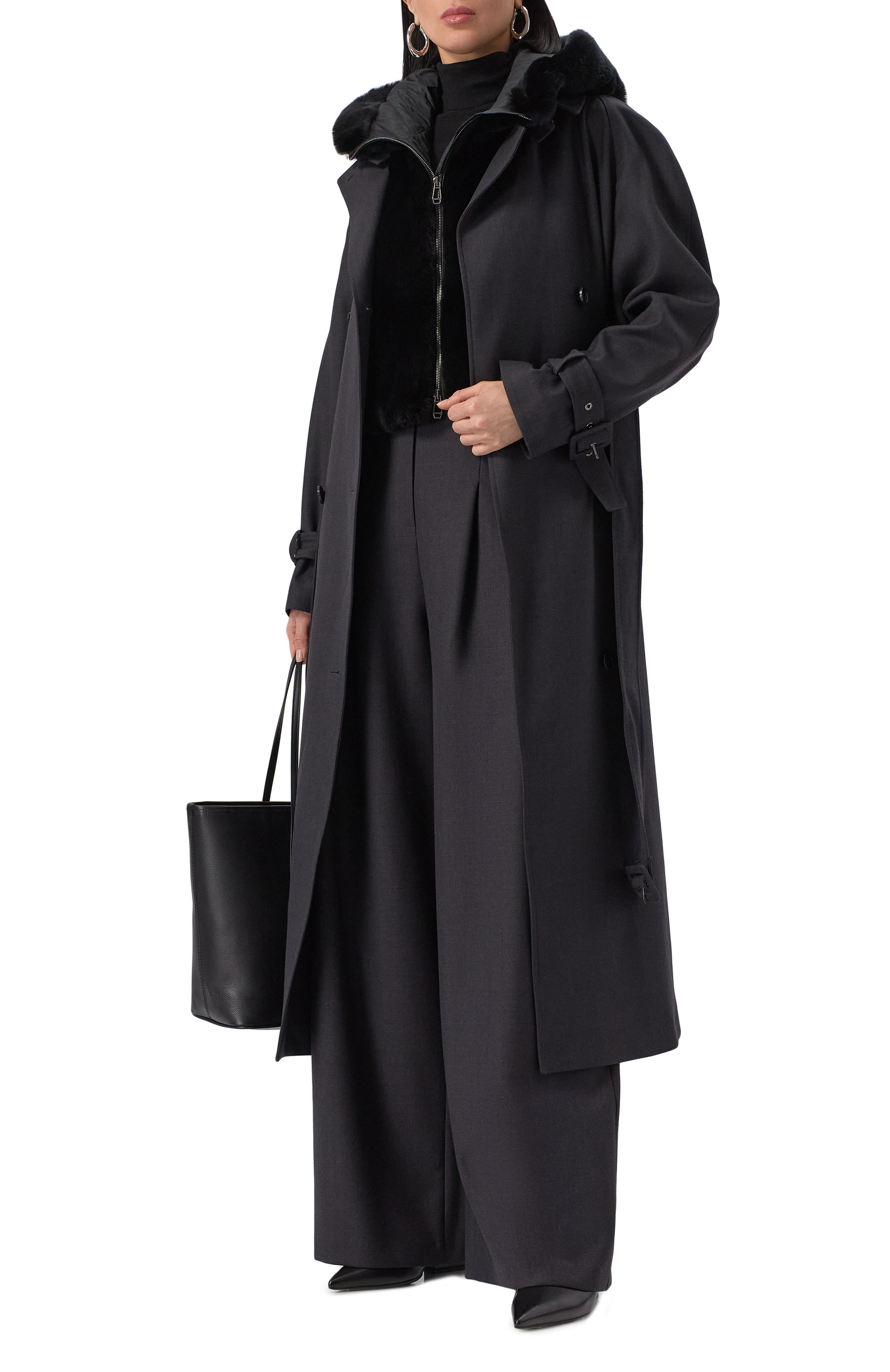 Шерстяной тренч MVST, арт. TXBPL-Y137/LC1613, фото 2