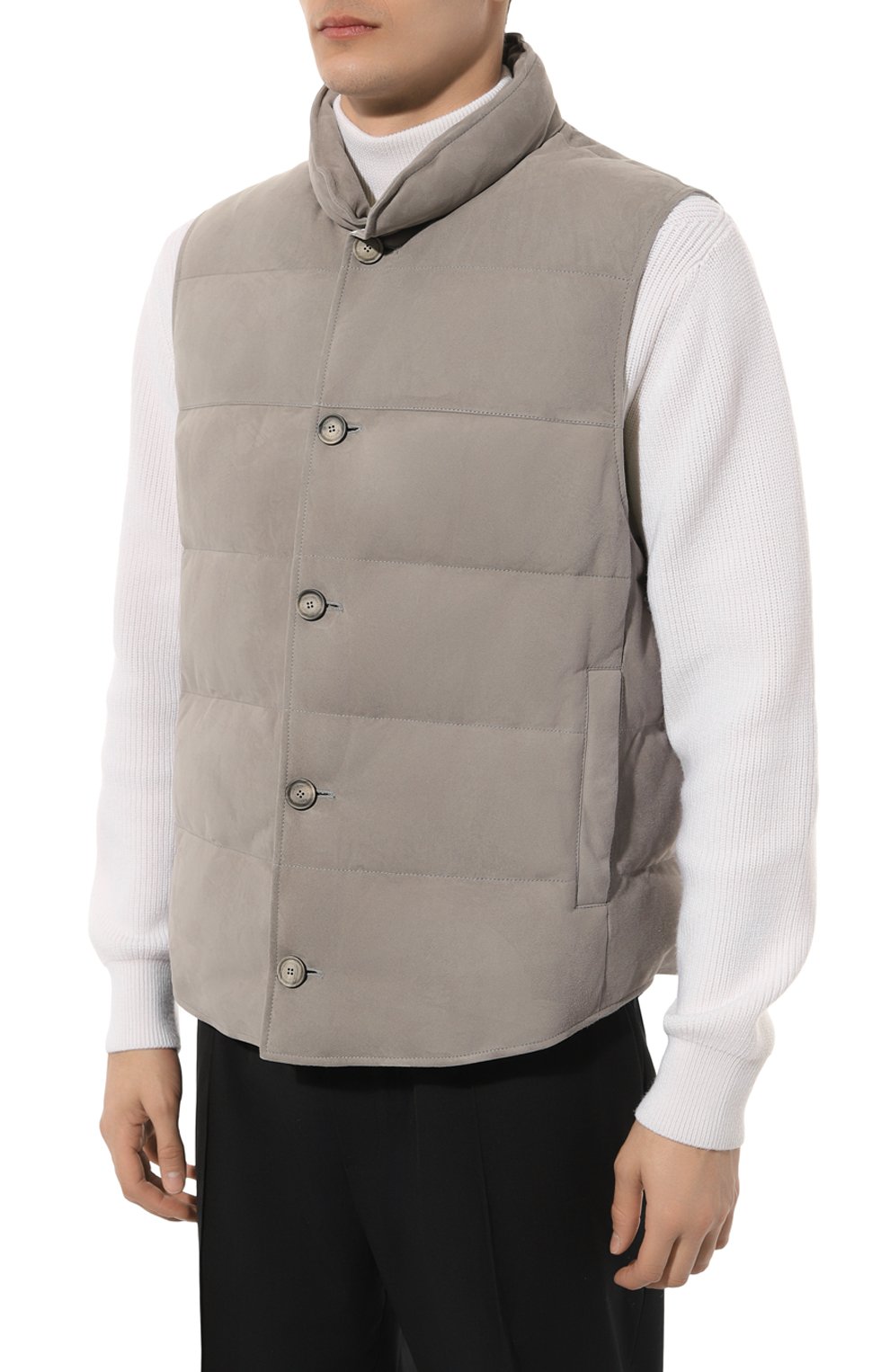 Замшевый жилет BRUNELLO CUCINELLI, арт. M0PCL1840, фото 3