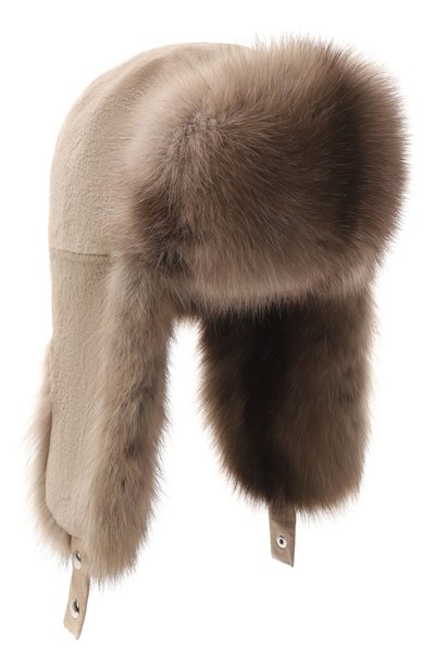 Мужская меховая шапка-ушанка из норки и песца VICTORIA KUSENKOVA, арт. 321913694227