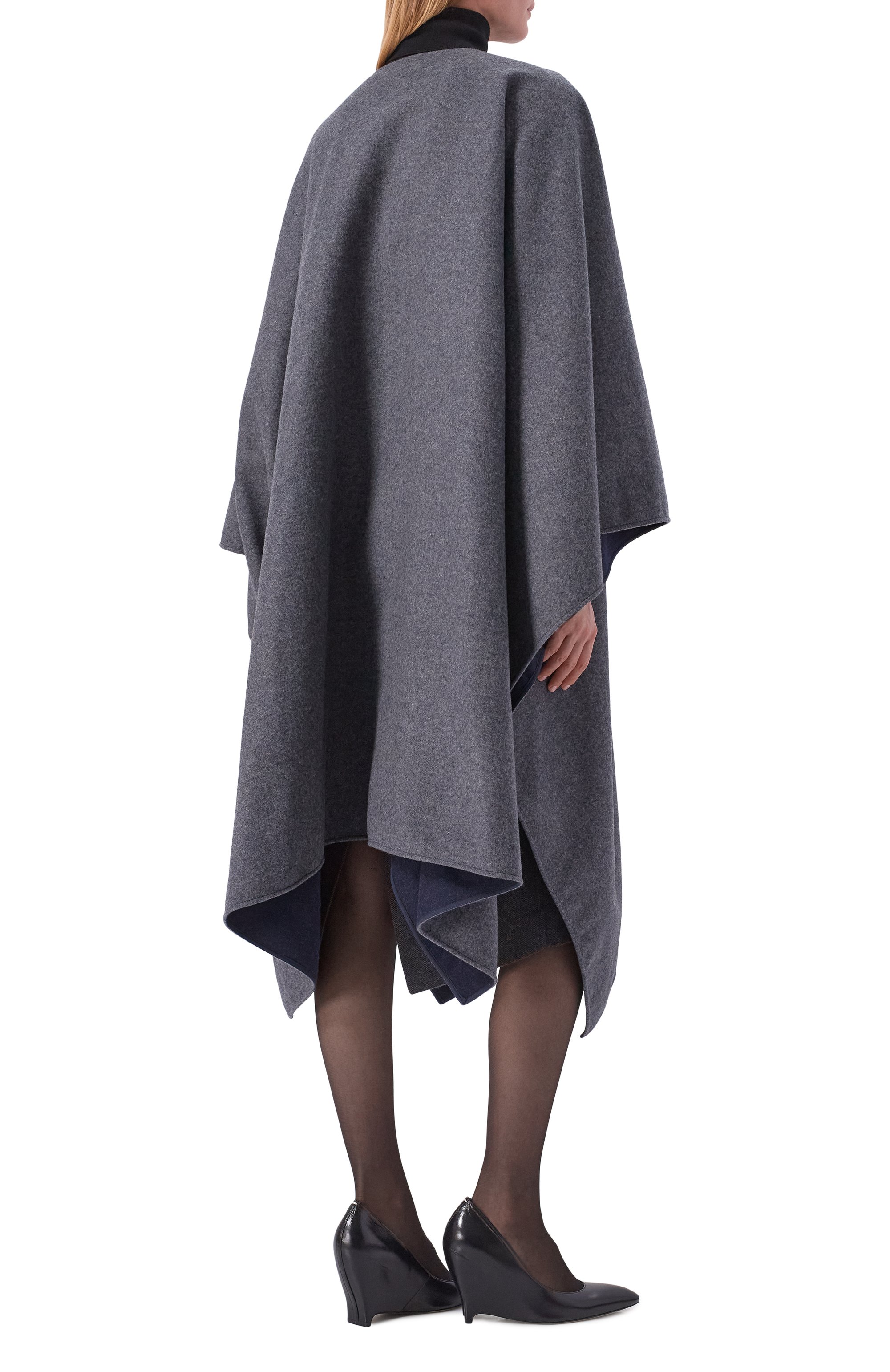 Двусторонний шерстяной кейп señora SANCHY, арт. AW25.54.01/80, фото 4