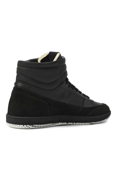 Кожаные кеды swan BALMAIN, арт. EM1VG376/TCSB, фото 5