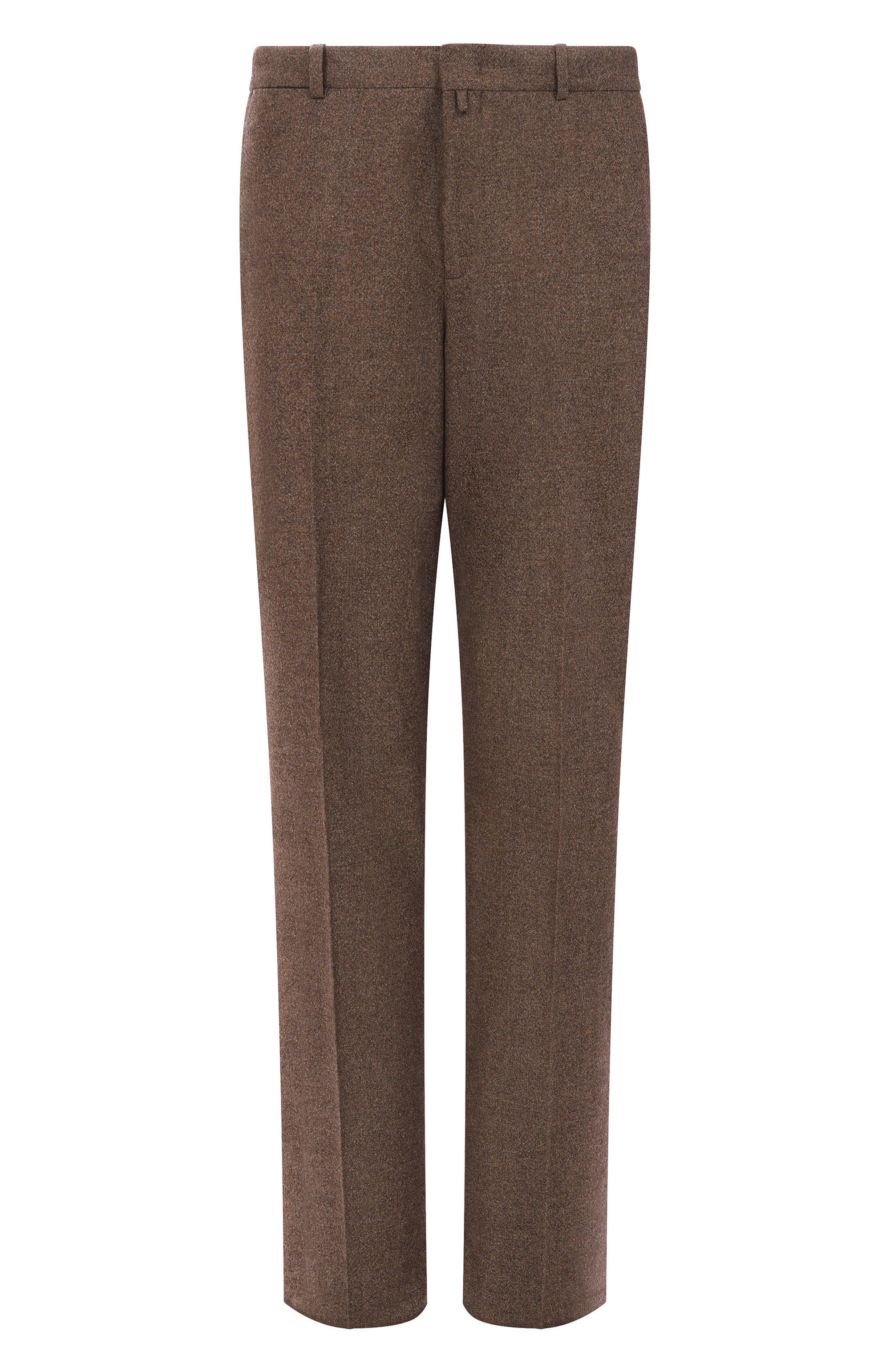 Шерстяные брюки 12 STOREEZ коричневого цвета по цене 37000 руб., арт. 135679, фото 1 Шерстяные брюки 12 STOREEZ, арт. 135679, фото 1