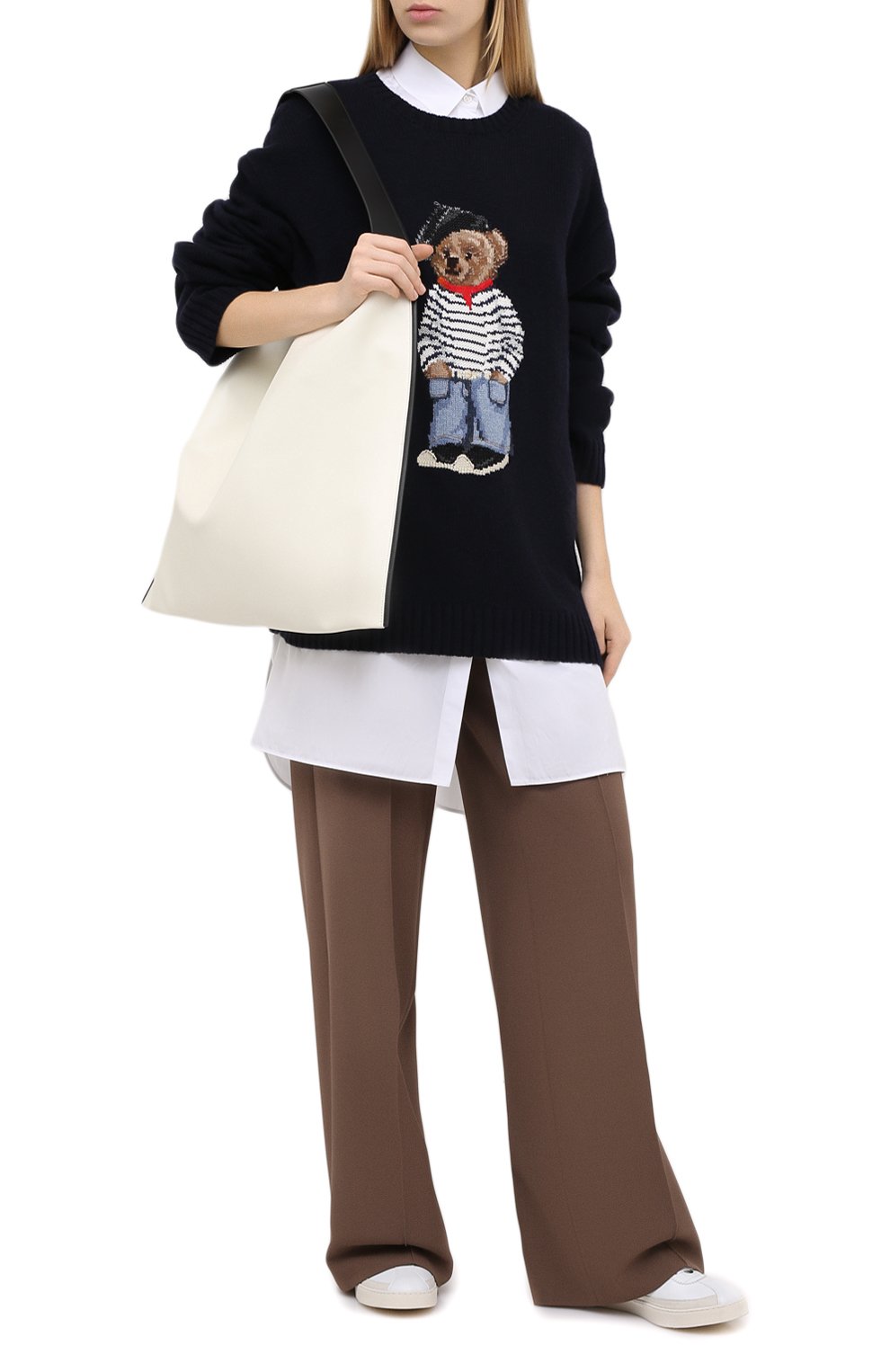 Кашемировый пуловер RALPH LAUREN темно-синего цвета по цене 274000 руб., арт. 293829121, фото 2 Кашемировый пуловер RALPH LAUREN, арт. 293829121, фото 2