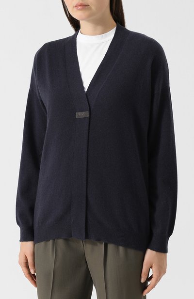 Однотонный кашемировый кардиган BRUNELLO CUCINELLI, арт. M12146206, фото 3